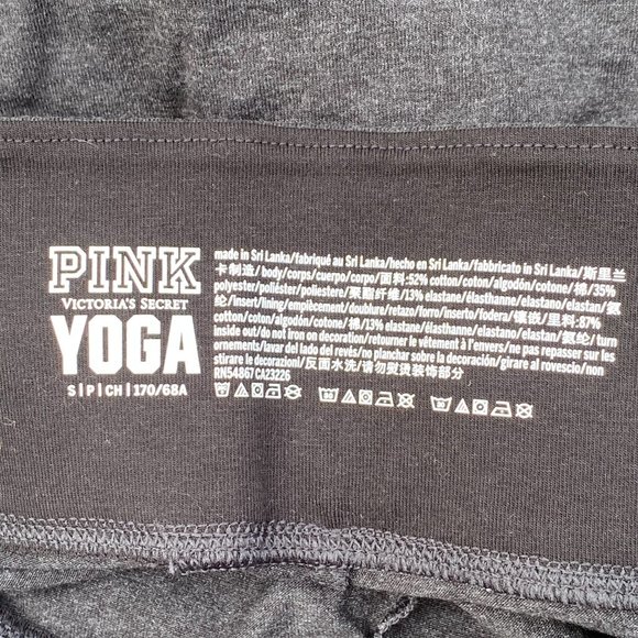 Victoria's Secret PINK High Waist Cotton Colorblock Leggings with Rhinestones - Picture 8 of 13